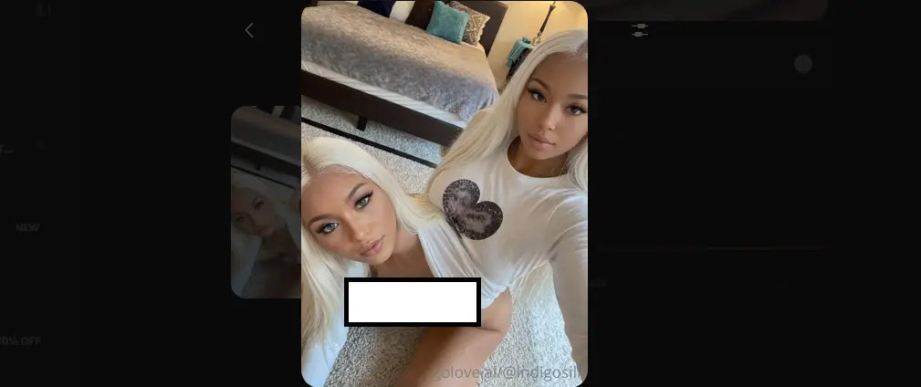 A generated picture shown full screen over the Generate section, with part of it blocked out